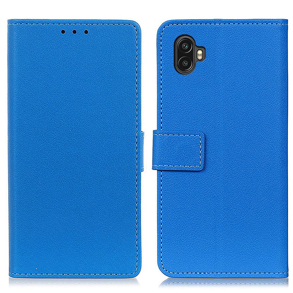 For Samsung Galaxy Xcover 6 Pro PU Leather Flip Folio Case Wallet Stand Function Shockproof TPU Inner Shell Phone Cover