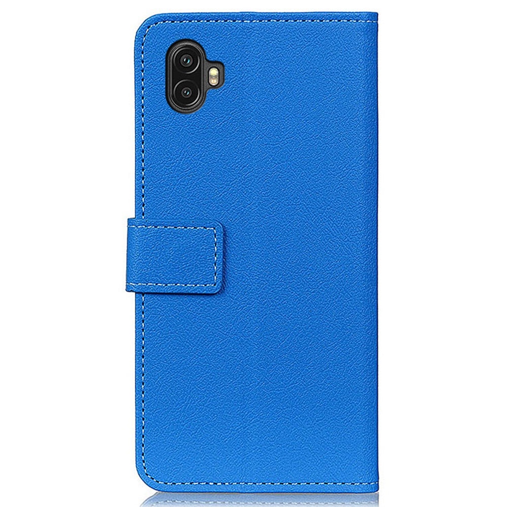 For Samsung Galaxy Xcover 6 Pro PU Leather Flip Folio Case Wallet Stand Function Shockproof TPU Inner Shell Phone Cover