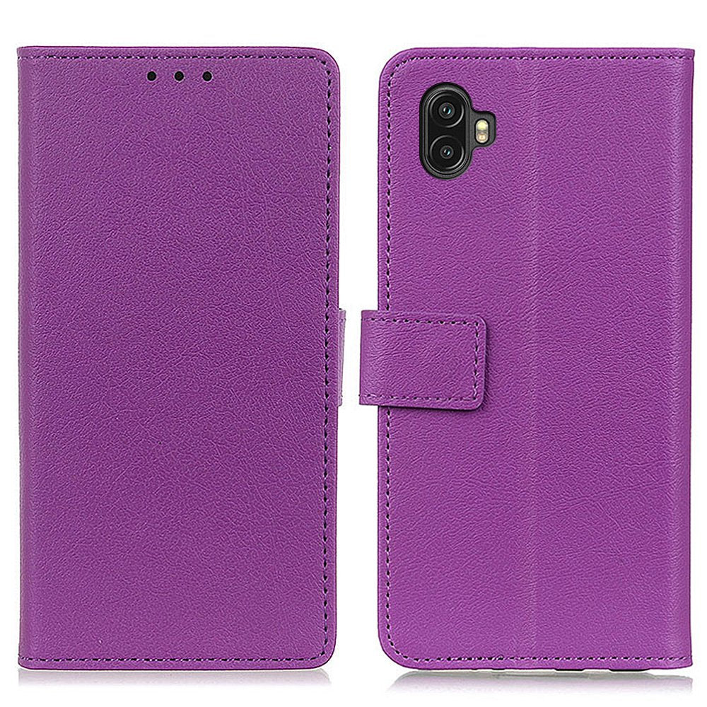For Samsung Galaxy Xcover 6 Pro PU Leather Flip Folio Case Wallet Stand Function Shockproof TPU Inner Shell Phone Cover