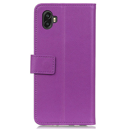 For Samsung Galaxy Xcover 6 Pro PU Leather Flip Folio Case Wallet Stand Function Shockproof TPU Inner Shell Phone Cover