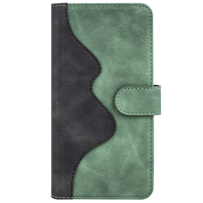 For Samsung Galaxy A52 4G/A52 5G/A52s 5G PU Leather Stand Flip Cover Soft Inner TPU Anti-Scratch Color Splicing Wallet Case