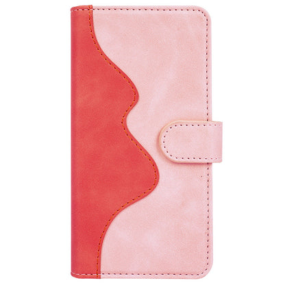 For Samsung Galaxy A52 4G/A52 5G/A52s 5G PU Leather Stand Flip Cover Soft Inner TPU Anti-Scratch Color Splicing Wallet Case