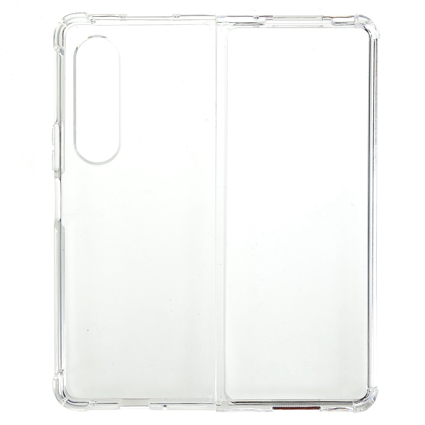 For Samsung Galaxy Z Fold3 5G Wear-resistant Anti-scratch Transparent Mobile Phone Cover Case