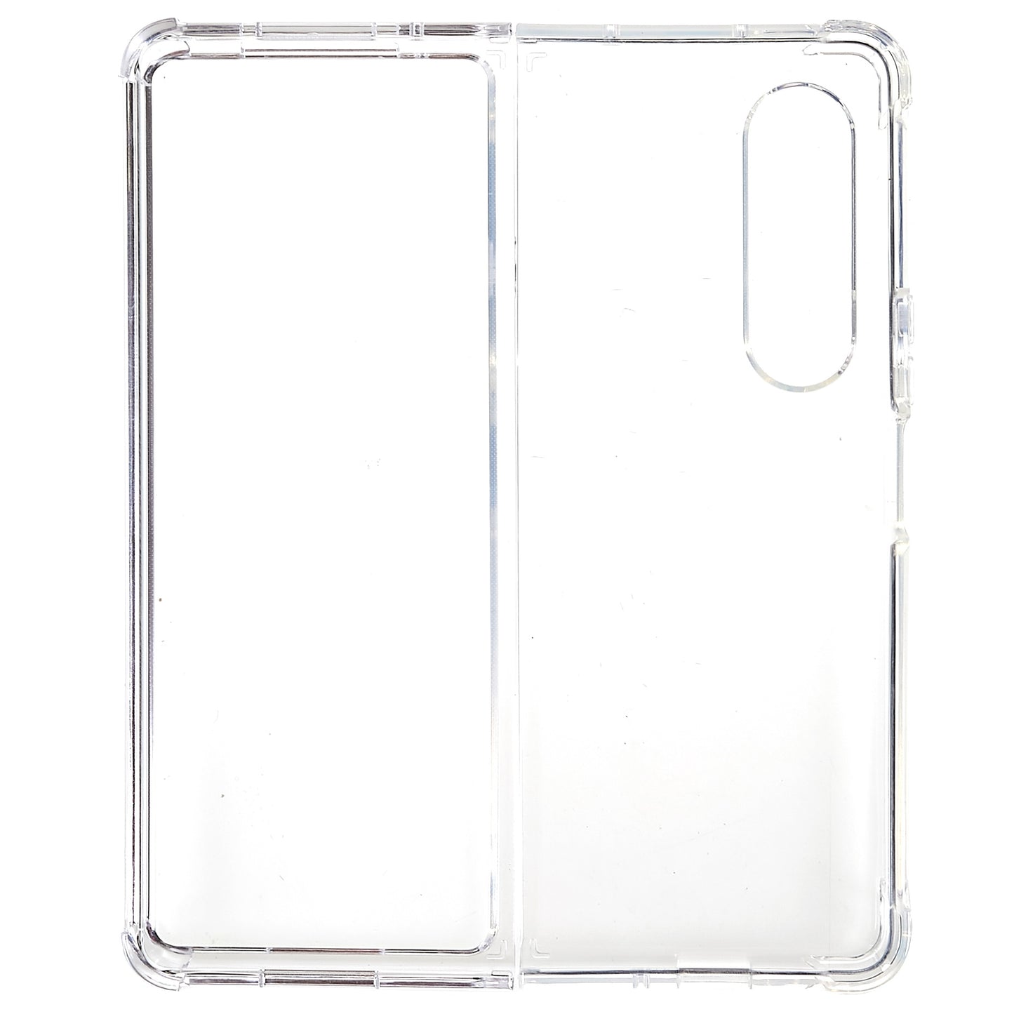 For Samsung Galaxy Z Fold3 5G Wear-resistant Anti-scratch Transparent Mobile Phone Cover Case
