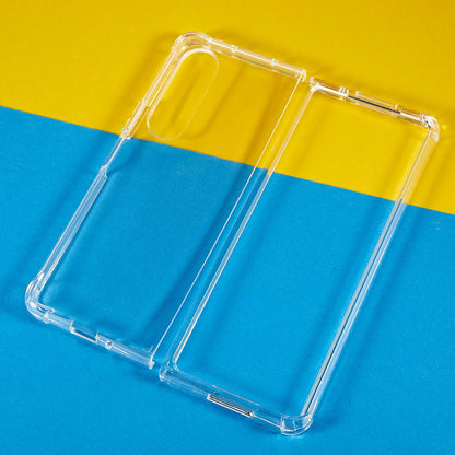 For Samsung Galaxy Z Fold3 5G Wear-resistant Anti-scratch Transparent Mobile Phone Cover Case