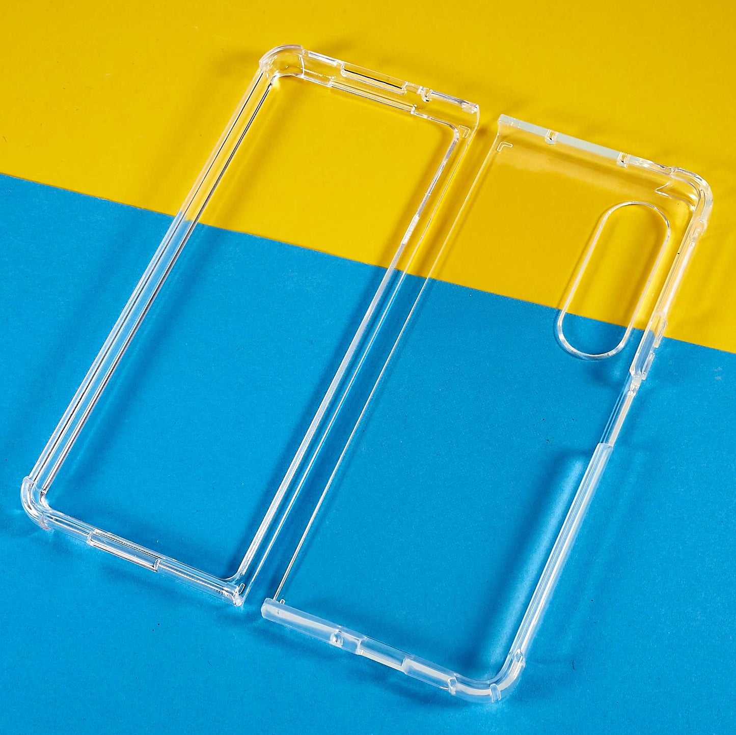 For Samsung Galaxy Z Fold3 5G Wear-resistant Anti-scratch Transparent Mobile Phone Cover Case
