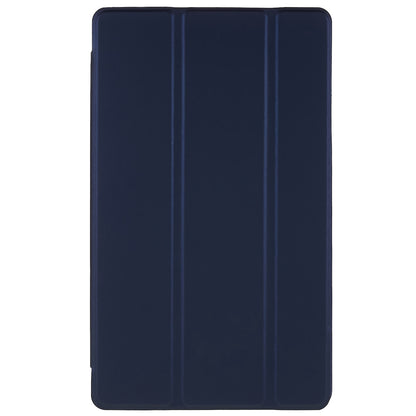 For Samsung Galaxy Tab A7 Lite 8.7-inch Inner Honeycomb Design Anti-fall Anti-scratch Leather Tablet Case Auto Wake/Sleep Cover with Tri-fold Stand