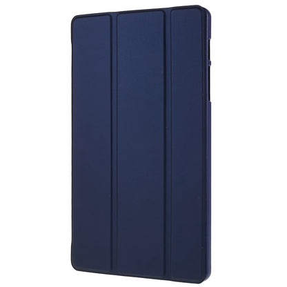 For Samsung Galaxy Tab A7 Lite 8.7-inch Inner Honeycomb Design Anti-fall Anti-scratch Leather Tablet Case Auto Wake/Sleep Cover with Tri-fold Stand