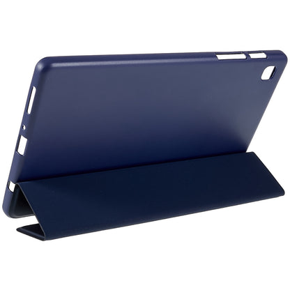 For Samsung Galaxy Tab A7 Lite 8.7-inch Inner Honeycomb Design Anti-fall Anti-scratch Leather Tablet Case Auto Wake/Sleep Cover with Tri-fold Stand