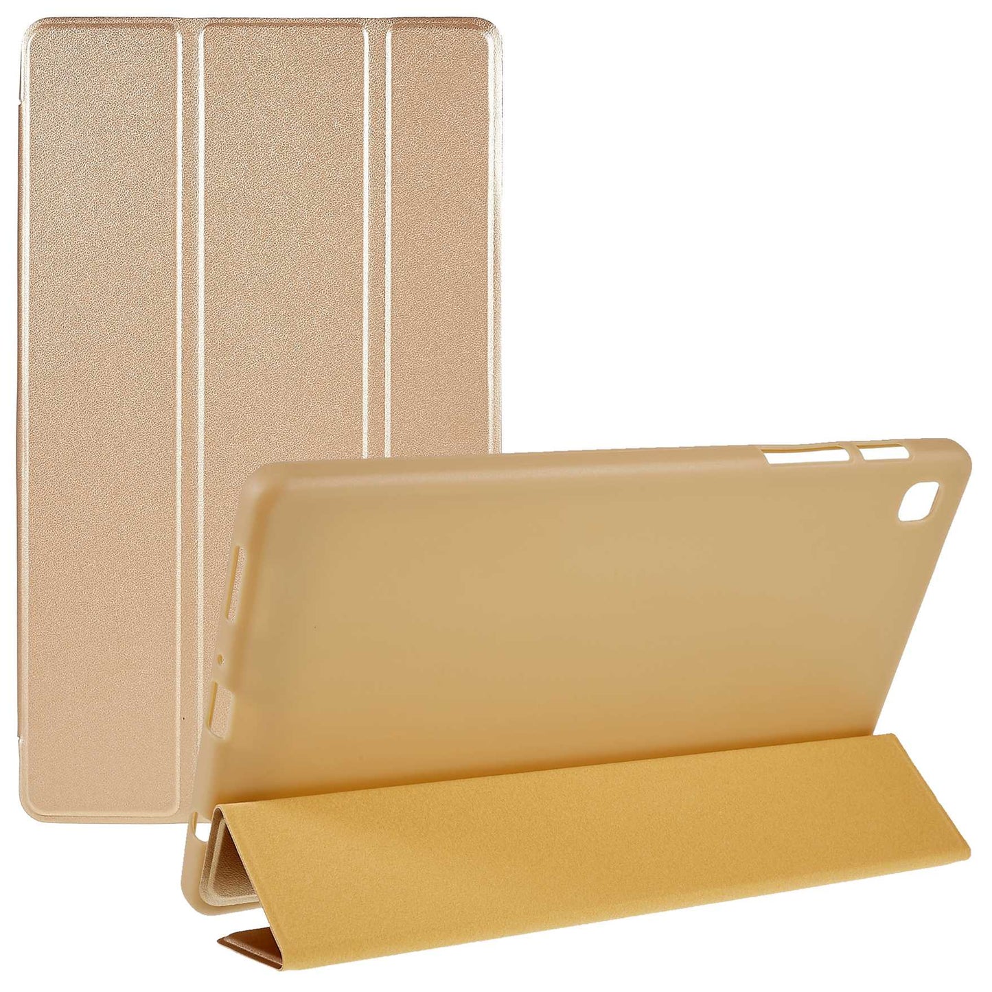 For Samsung Galaxy Tab A7 Lite 8.7-inch Inner Honeycomb Design Anti-fall Anti-scratch Leather Tablet Case Auto Wake/Sleep Cover with Tri-fold Stand