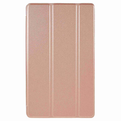 For Samsung Galaxy Tab A7 Lite 8.7-inch Inner Honeycomb Design Anti-fall Anti-scratch Leather Tablet Case Auto Wake/Sleep Cover with Tri-fold Stand