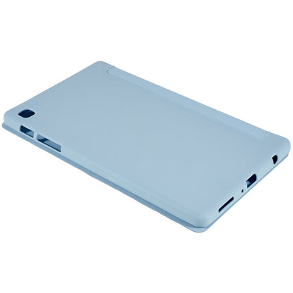 For Samsung Galaxy Tab A7 Lite 8.7-inch Inner Honeycomb Design Anti-fall Anti-scratch Leather Tablet Case Auto Wake/Sleep Cover with Tri-fold Stand