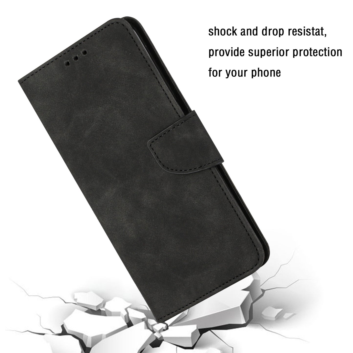 For Samsung Galaxy A52 4G/5G/A52s 5G Well Protection Magnetic Clasp PU Leather Case Solid Color Wallet Stand Anti-scratch Phone Cover