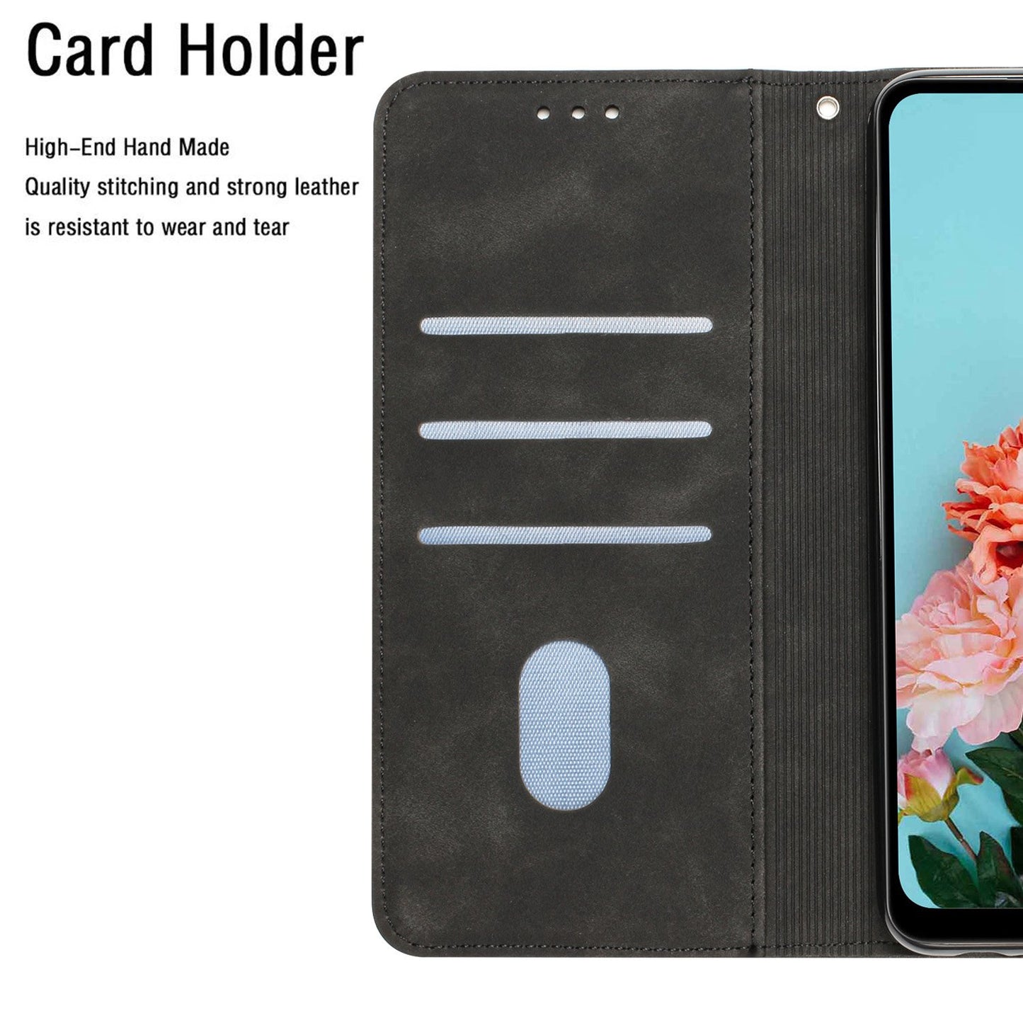 For Samsung Galaxy A52 4G/5G/A52s 5G Well Protection Magnetic Clasp PU Leather Case Solid Color Wallet Stand Anti-scratch Phone Cover