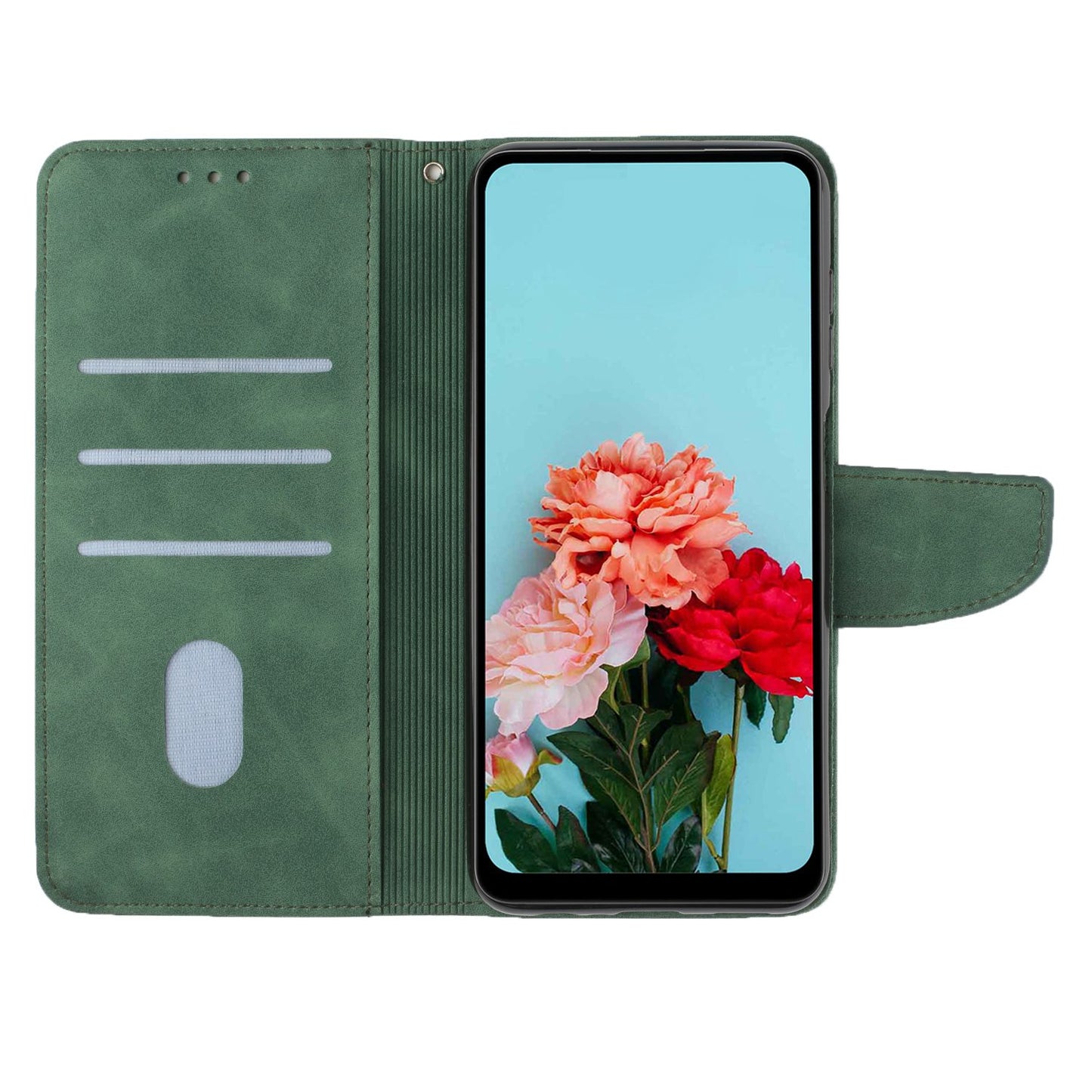 For Samsung Galaxy A52 4G/5G/A52s 5G Well Protection Magnetic Clasp PU Leather Case Solid Color Wallet Stand Anti-scratch Phone Cover