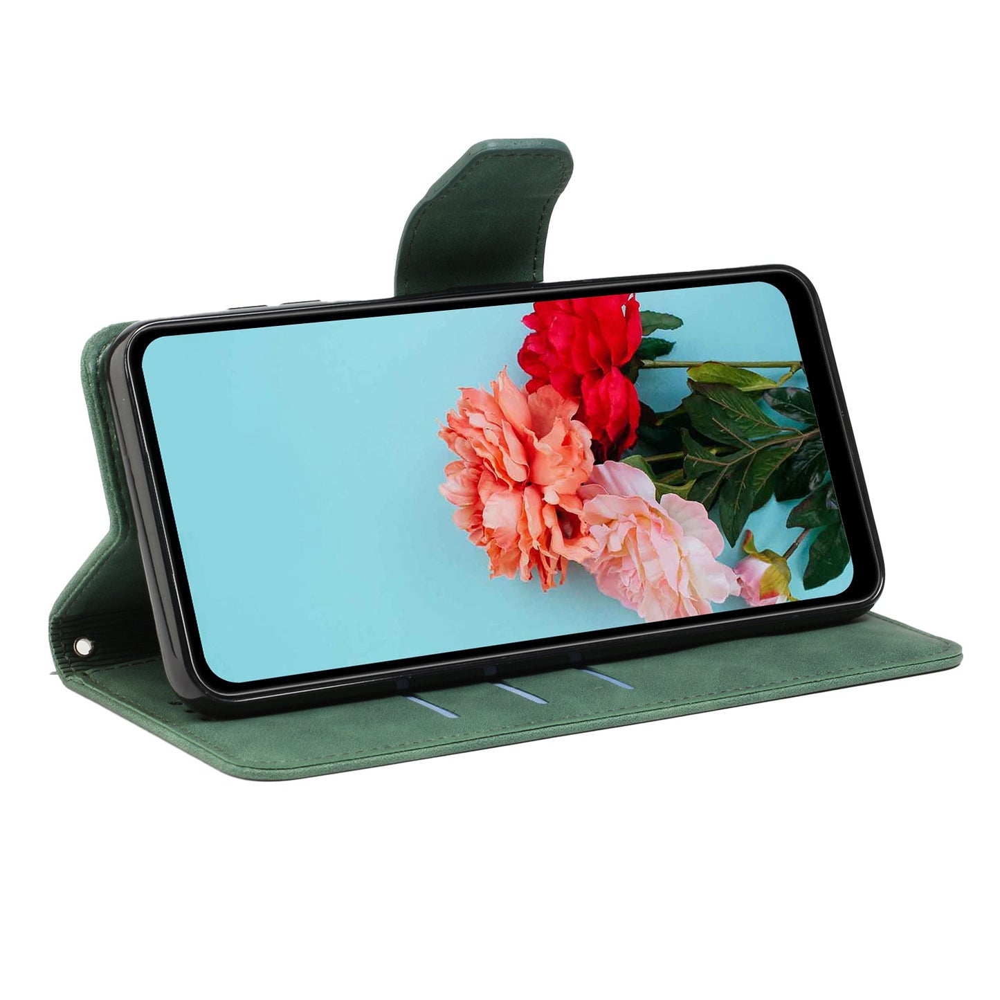 For Samsung Galaxy A52 4G/5G/A52s 5G Well Protection Magnetic Clasp PU Leather Case Solid Color Wallet Stand Anti-scratch Phone Cover