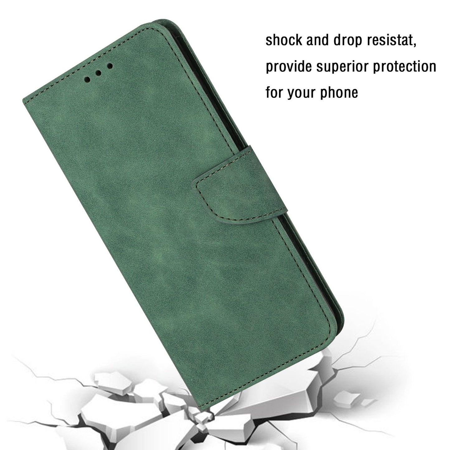 For Samsung Galaxy A52 4G/5G/A52s 5G Well Protection Magnetic Clasp PU Leather Case Solid Color Wallet Stand Anti-scratch Phone Cover