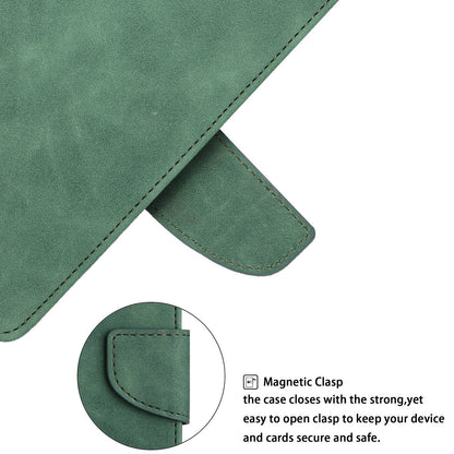 For Samsung Galaxy A52 4G/5G/A52s 5G Well Protection Magnetic Clasp PU Leather Case Solid Color Wallet Stand Anti-scratch Phone Cover