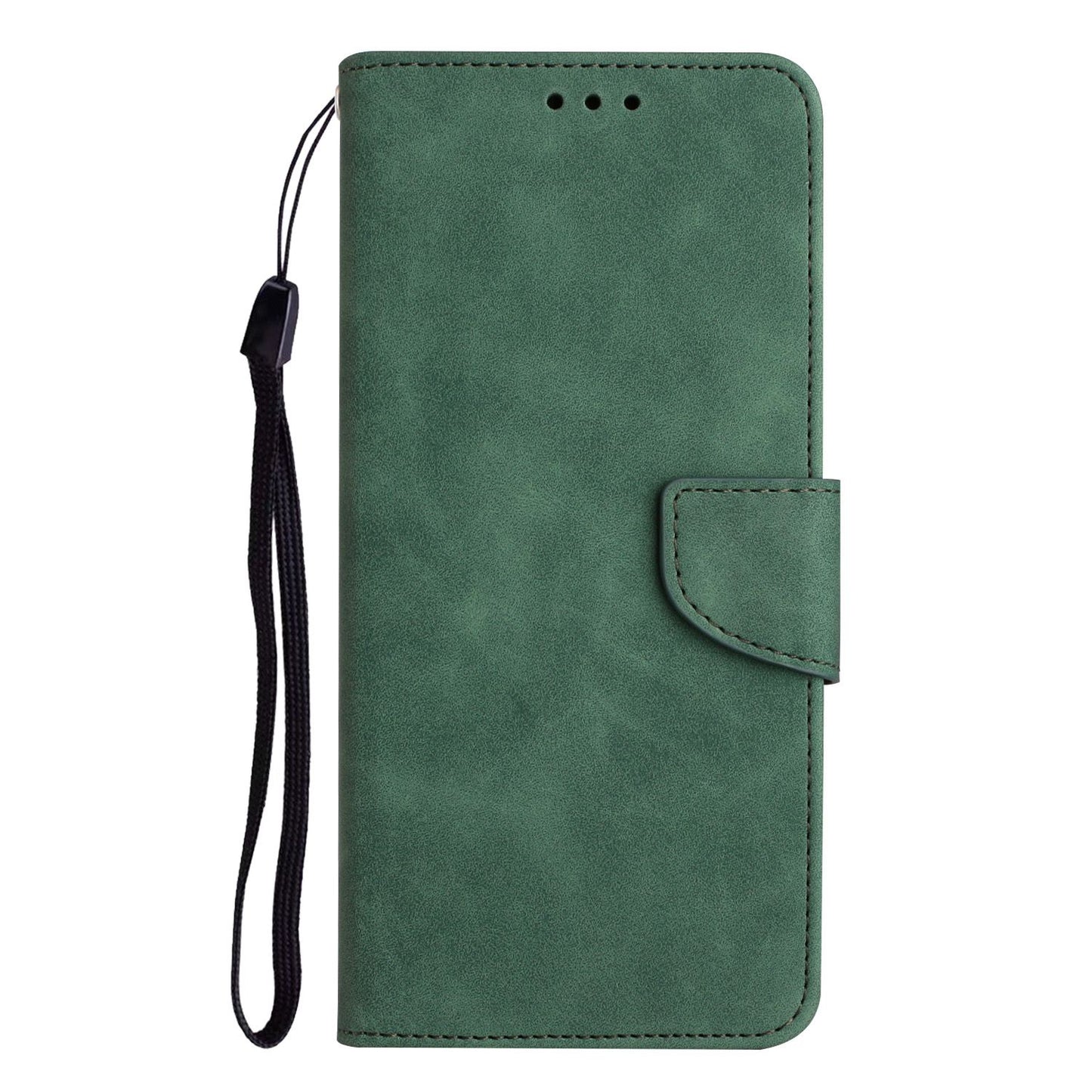 For Samsung Galaxy A52 4G/5G/A52s 5G Well Protection Magnetic Clasp PU Leather Case Solid Color Wallet Stand Anti-scratch Phone Cover