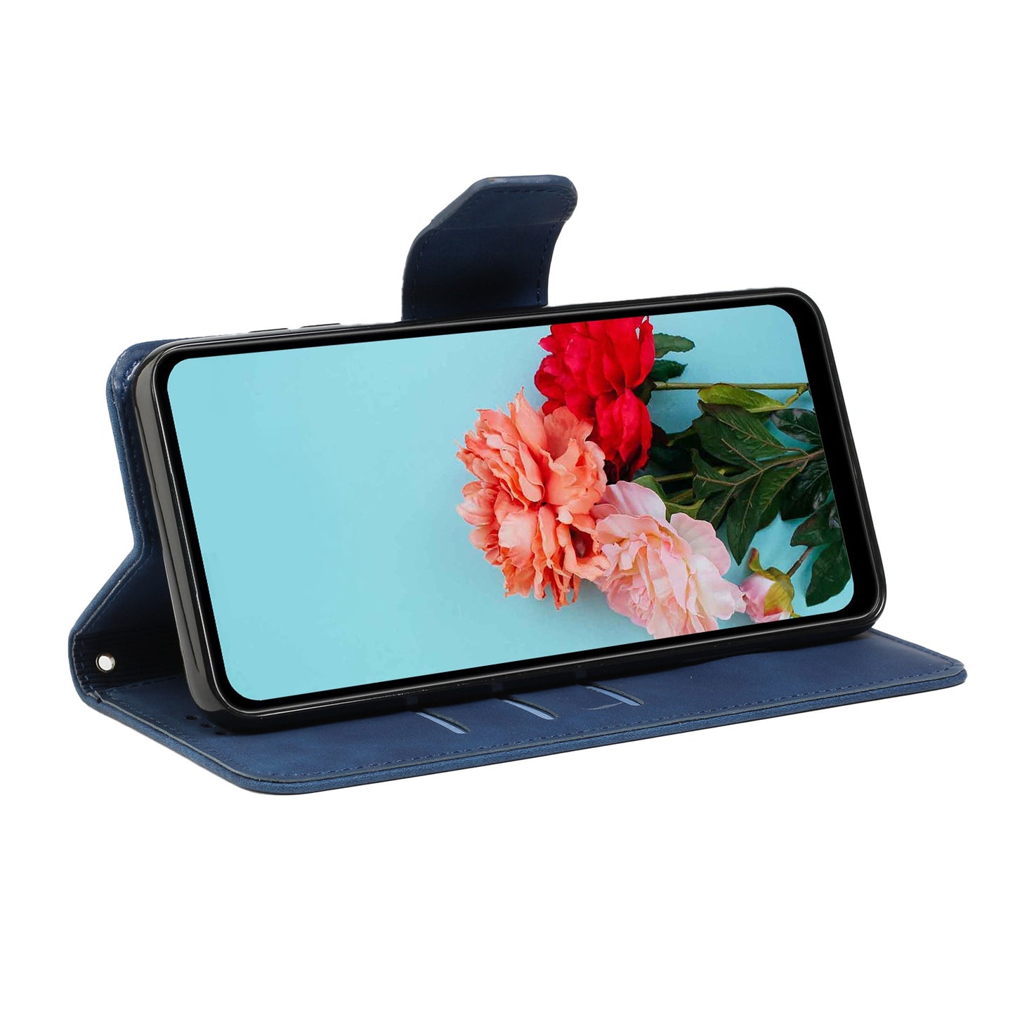 For Samsung Galaxy A52 4G/5G/A52s 5G Well Protection Magnetic Clasp PU Leather Case Solid Color Wallet Stand Anti-scratch Phone Cover