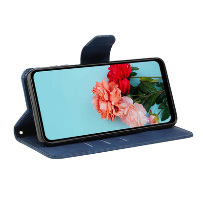 For Samsung Galaxy A52 4G/5G/A52s 5G Well Protection Magnetic Clasp PU Leather Case Solid Color Wallet Stand Anti-scratch Phone Cover