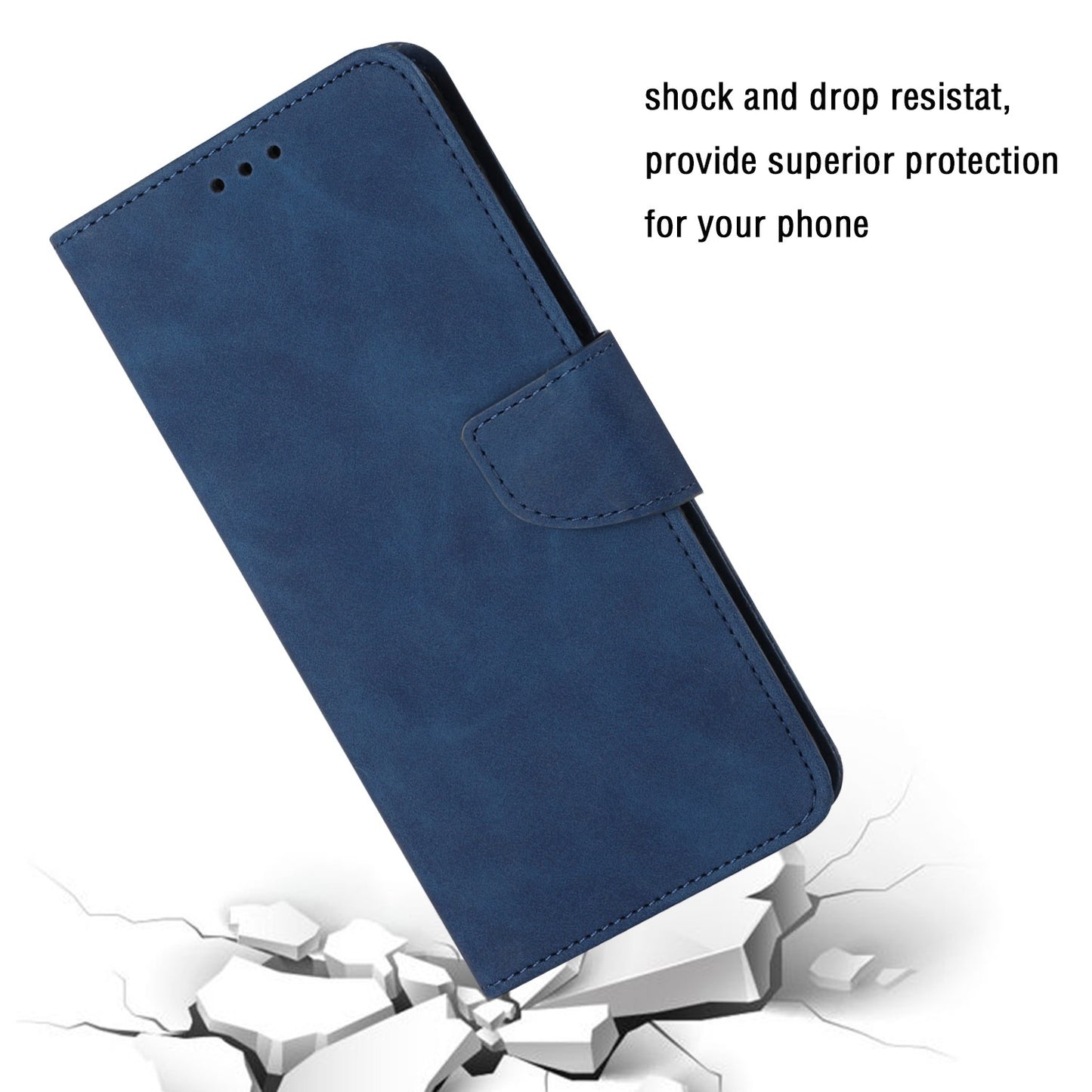 For Samsung Galaxy A52 4G/5G/A52s 5G Well Protection Magnetic Clasp PU Leather Case Solid Color Wallet Stand Anti-scratch Phone Cover