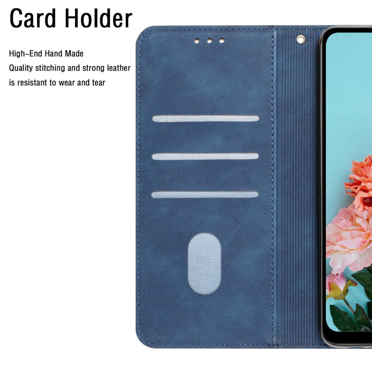 For Samsung Galaxy A52 4G/5G/A52s 5G Well Protection Magnetic Clasp PU Leather Case Solid Color Wallet Stand Anti-scratch Phone Cover