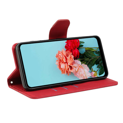 For Samsung Galaxy A52 4G/5G/A52s 5G Well Protection Magnetic Clasp PU Leather Case Solid Color Wallet Stand Anti-scratch Phone Cover