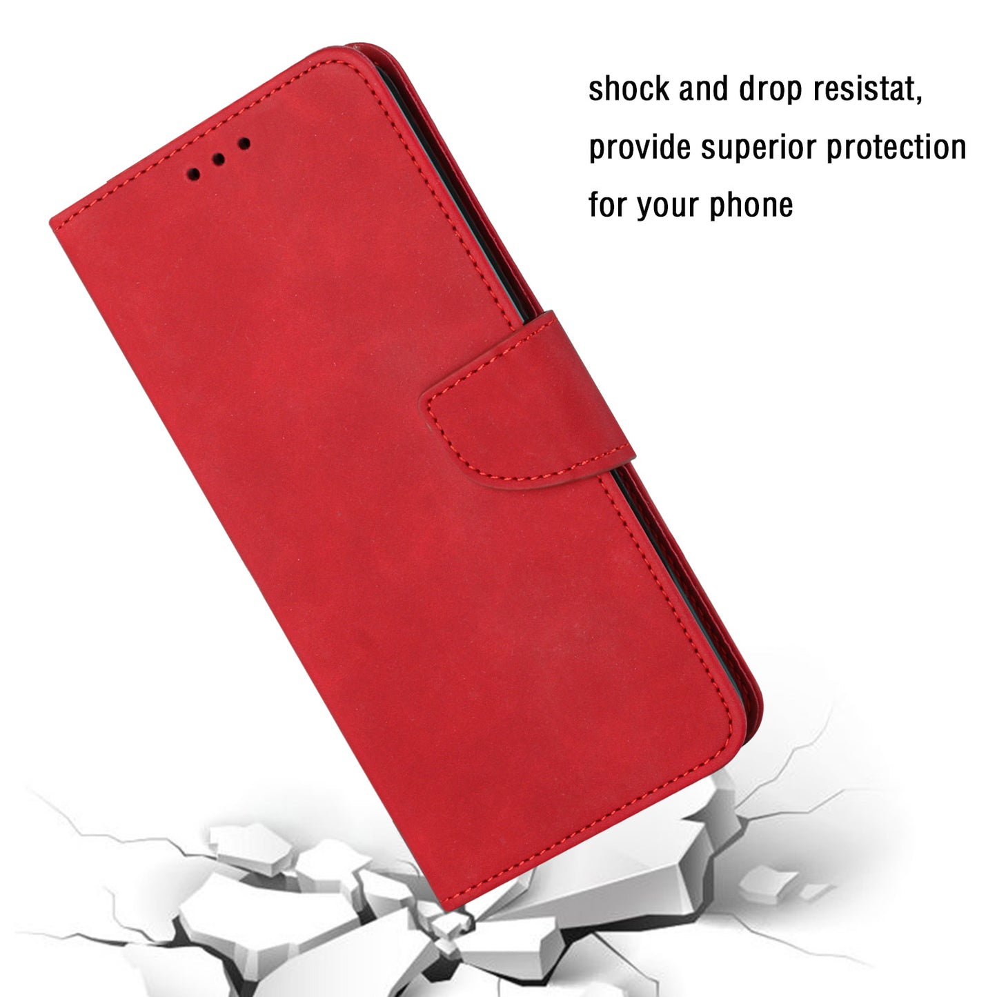 For Samsung Galaxy A52 4G/5G/A52s 5G Well Protection Magnetic Clasp PU Leather Case Solid Color Wallet Stand Anti-scratch Phone Cover