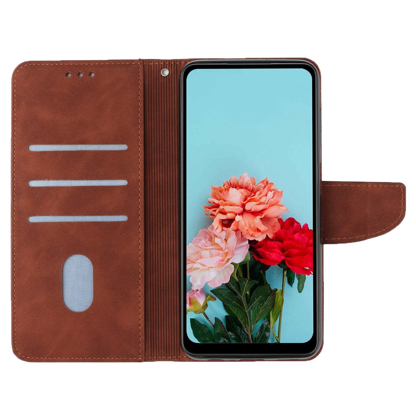For Samsung Galaxy A52 4G/5G/A52s 5G Well Protection Magnetic Clasp PU Leather Case Solid Color Wallet Stand Anti-scratch Phone Cover