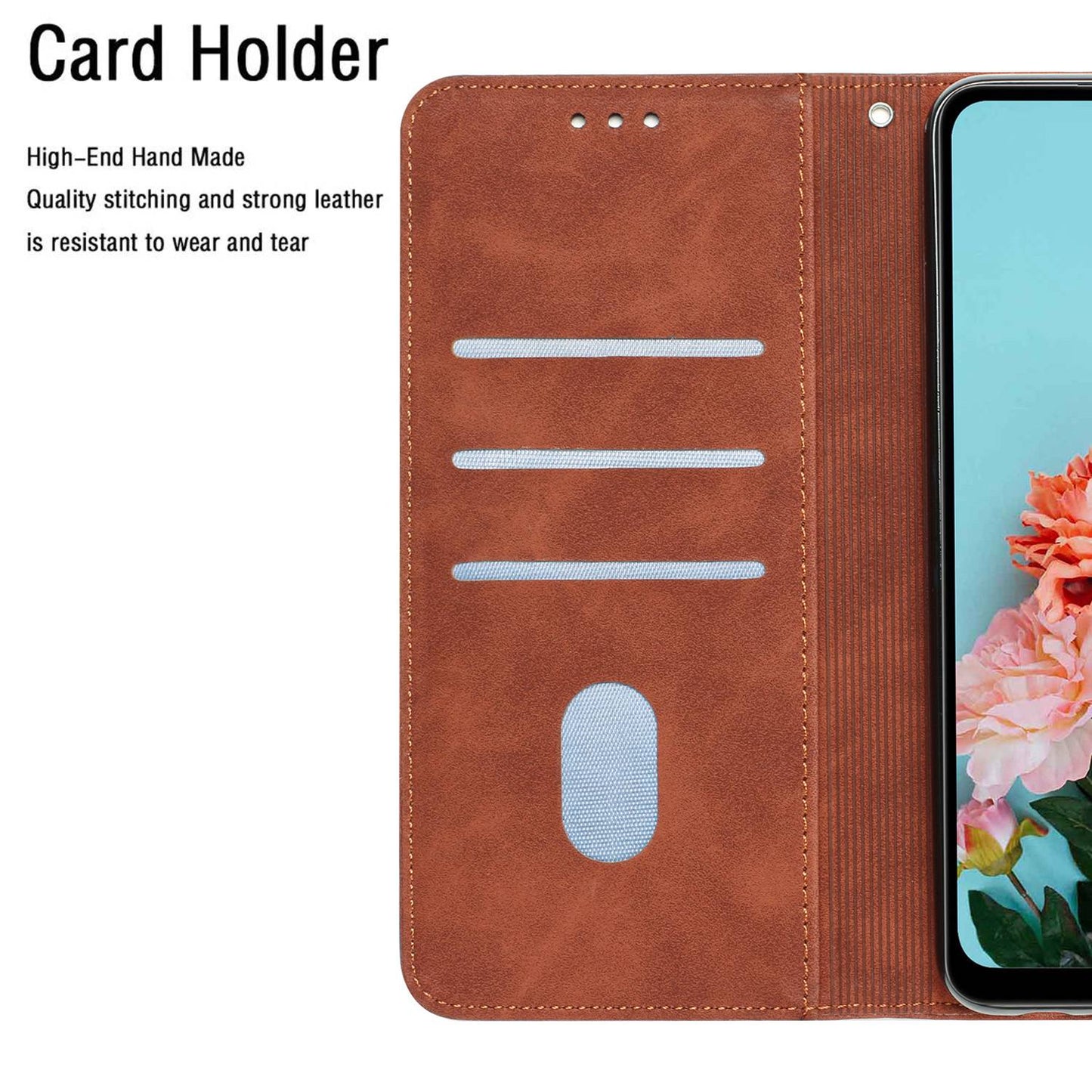 For Samsung Galaxy A52 4G/5G/A52s 5G Well Protection Magnetic Clasp PU Leather Case Solid Color Wallet Stand Anti-scratch Phone Cover