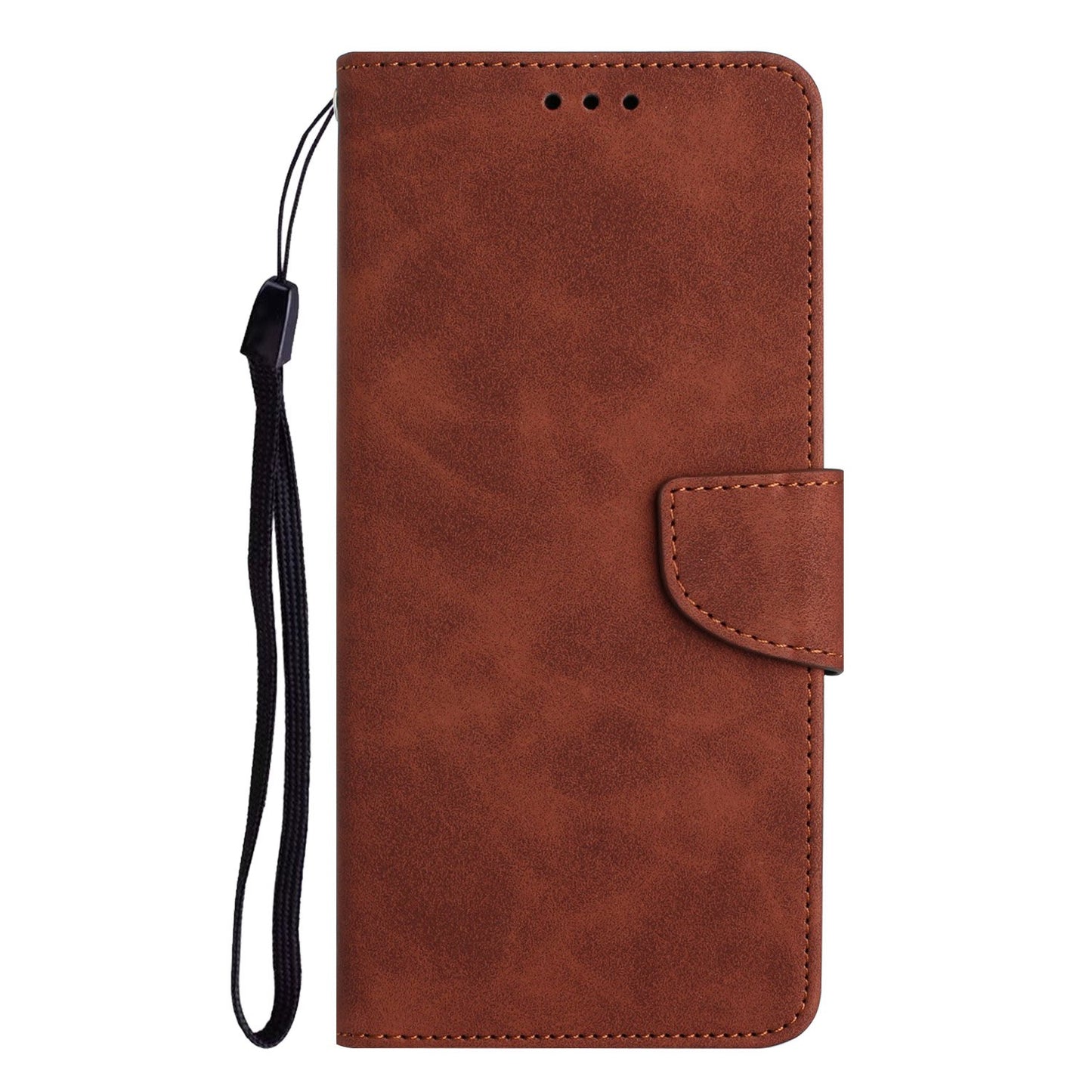 For Samsung Galaxy A52 4G/5G/A52s 5G Well Protection Magnetic Clasp PU Leather Case Solid Color Wallet Stand Anti-scratch Phone Cover