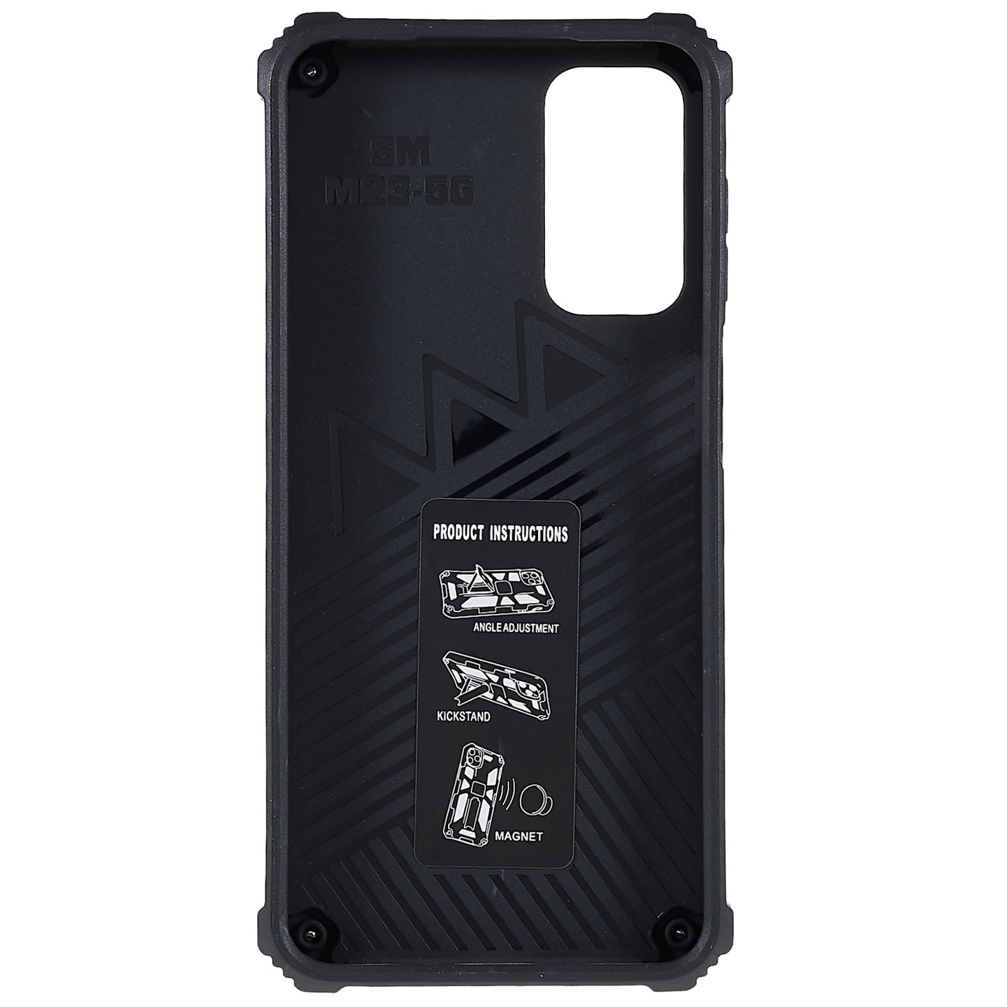 For Samsung Galaxy M23 5G / F23 5G / M13 4G Anti-wear Anti-shock PC and TPU Combo Armor Phone Case Kickstand Hybrid Protective Shell