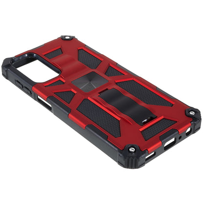 For Samsung Galaxy M23 5G / F23 5G / M13 4G Anti-wear Anti-shock PC and TPU Combo Armor Phone Case Kickstand Hybrid Protective Shell