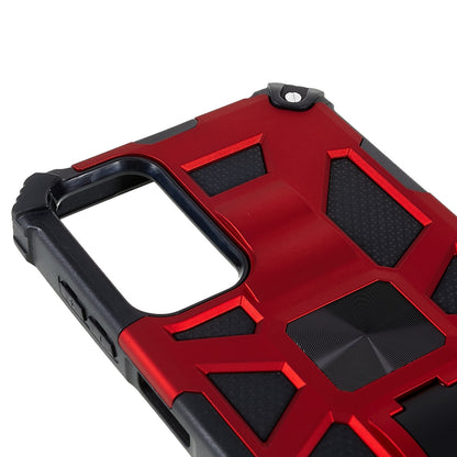 For Samsung Galaxy M23 5G / F23 5G / M13 4G Anti-wear Anti-shock PC and TPU Combo Armor Phone Case Kickstand Hybrid Protective Shell