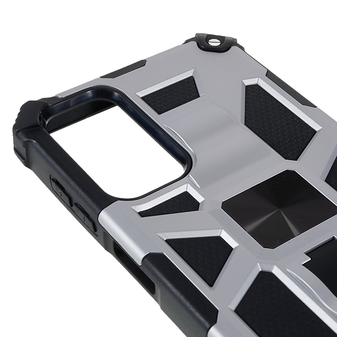 For Samsung Galaxy M23 5G / F23 5G / M13 4G Anti-wear Anti-shock PC and TPU Combo Armor Phone Case Kickstand Hybrid Protective Shell