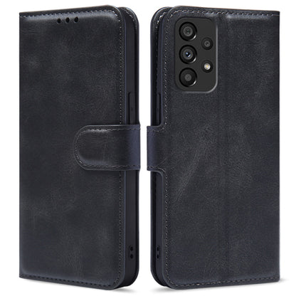 For Samsung Galaxy A53 5G PU Leather Flip Cover Wallet Design Stand TPU Shockproof Inner Shell Magnetic Phone Case
