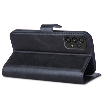 For Samsung Galaxy A53 5G PU Leather Flip Cover Wallet Design Stand TPU Shockproof Inner Shell Magnetic Phone Case
