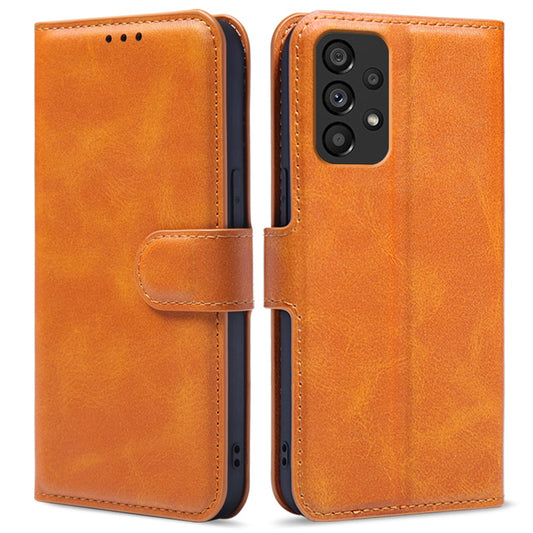 For Samsung Galaxy A53 5G PU Leather Flip Cover Wallet Design Stand TPU Shockproof Inner Shell Magnetic Phone Case