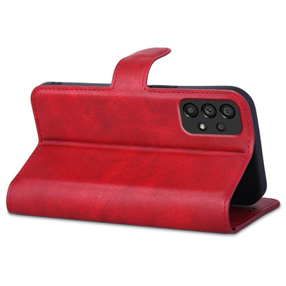 For Samsung Galaxy A53 5G PU Leather Flip Cover Wallet Design Stand TPU Shockproof Inner Shell Magnetic Phone Case