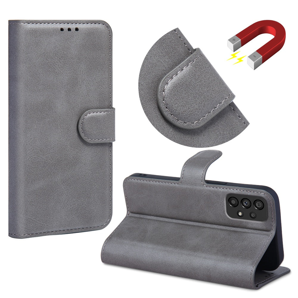 For Samsung Galaxy A53 5G PU Leather Flip Cover Wallet Design Stand TPU Shockproof Inner Shell Magnetic Phone Case