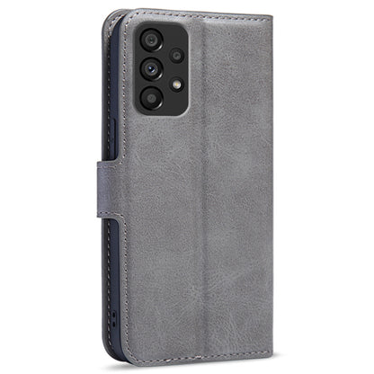 For Samsung Galaxy A53 5G PU Leather Flip Cover Wallet Design Stand TPU Shockproof Inner Shell Magnetic Phone Case