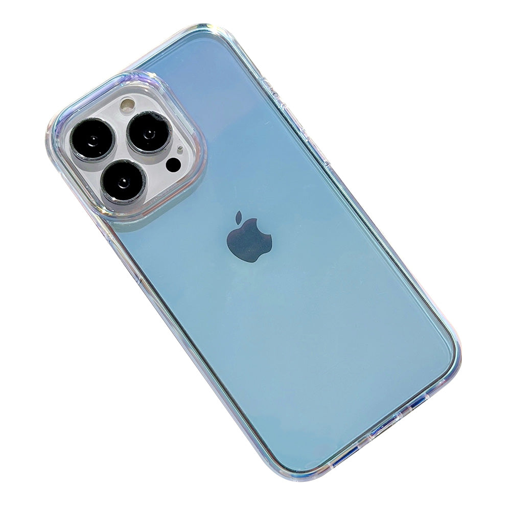 For iPhone 13 Pro 6.1 inch Electroplating Gradient Drop-proof Phone Case Slim Anti-scratch Mobile Phone Cover