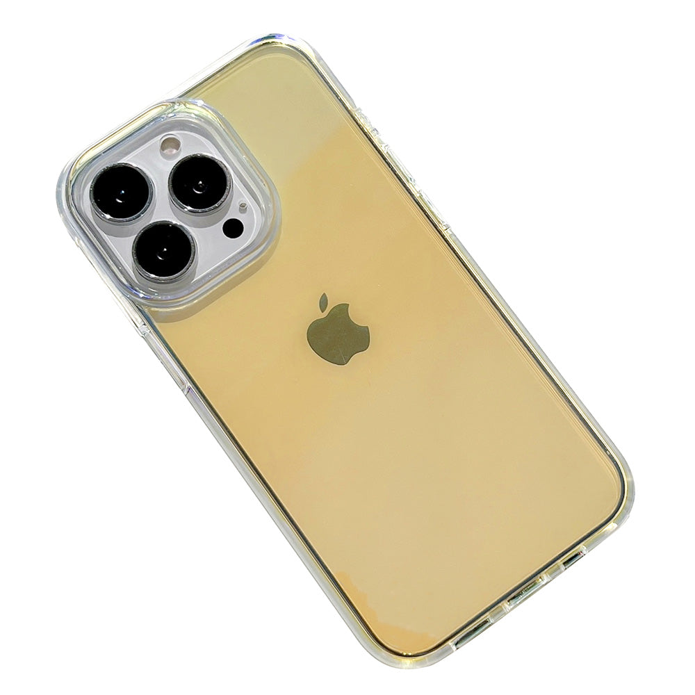 For iPhone 13 Pro 6.1 inch Electroplating Gradient Drop-proof Phone Case Slim Anti-scratch Mobile Phone Cover