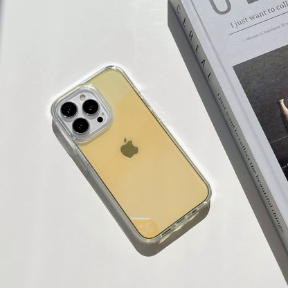 For iPhone 13 Pro 6.1 inch Electroplating Gradient Drop-proof Phone Case Slim Anti-scratch Mobile Phone Cover