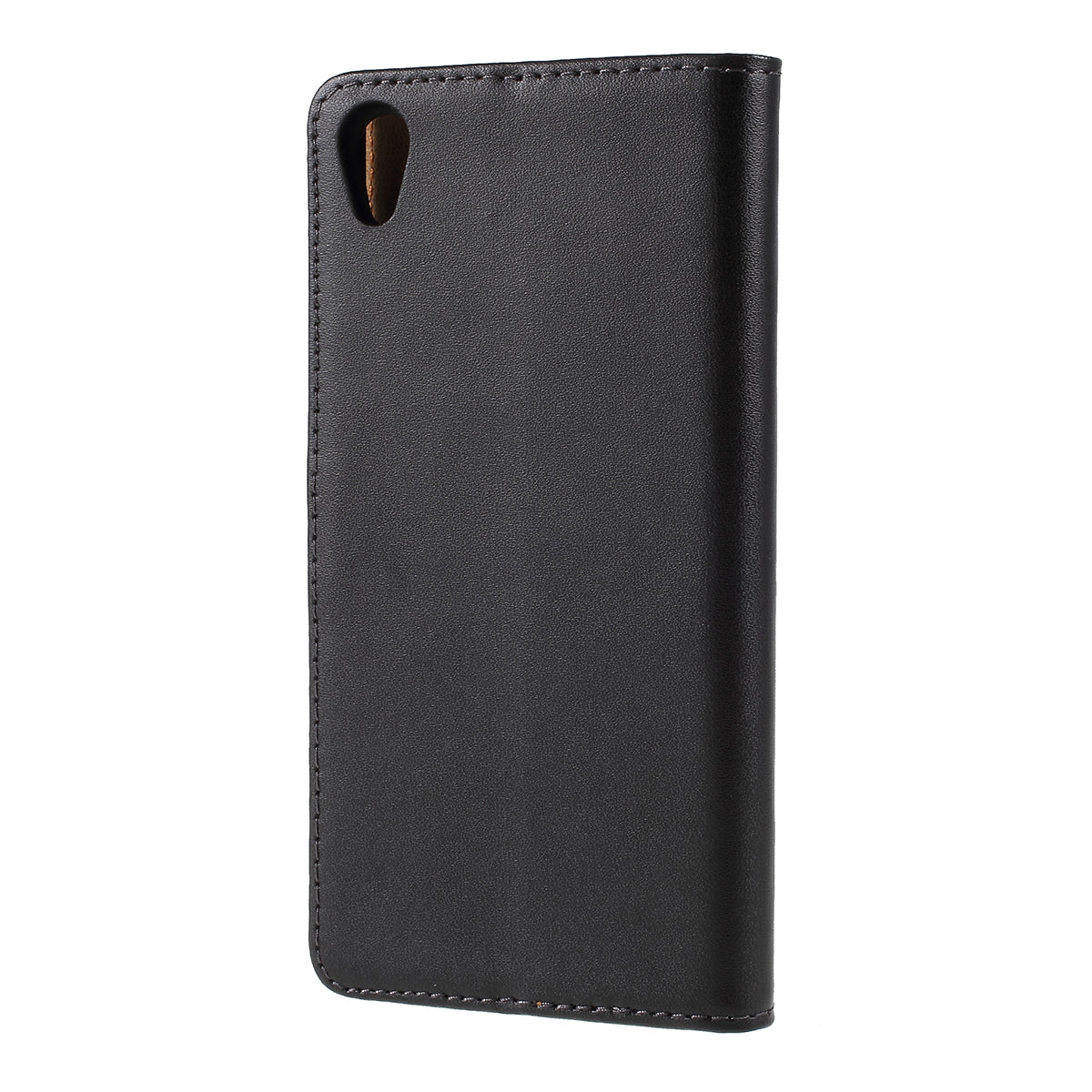 Genuine Split Leather Wallet Case for Sony Xperia Z5 / Z5 Dual