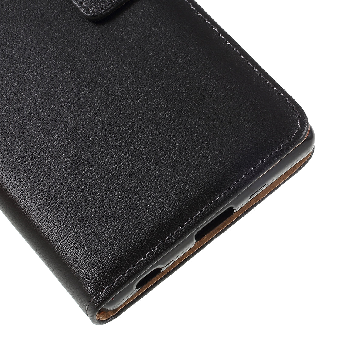 Genuine Split Leather Wallet Case for Sony Xperia Z5 / Z5 Dual