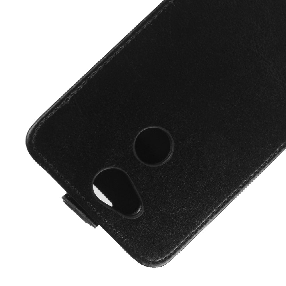 Crazy Horse Vertical Flip Card Holder Leather Case for Sony Xperia XA2