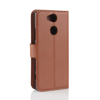Litchi Texture PU Leather Wallet Stand Case for Sony Xperia XA2
