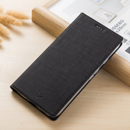 VILI DMX Style Cross Texture Leather Card Slot Phone Case for Sony Xperia XA2
